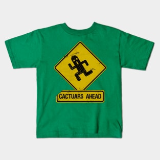 Dangers on the Road Kids T-Shirt